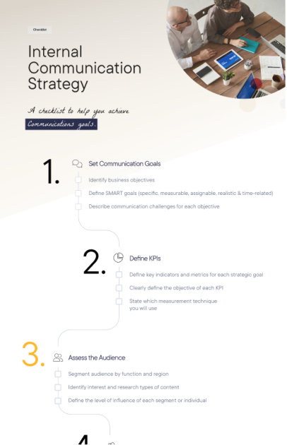 Internal Communication Strategy Checklist Lumapps